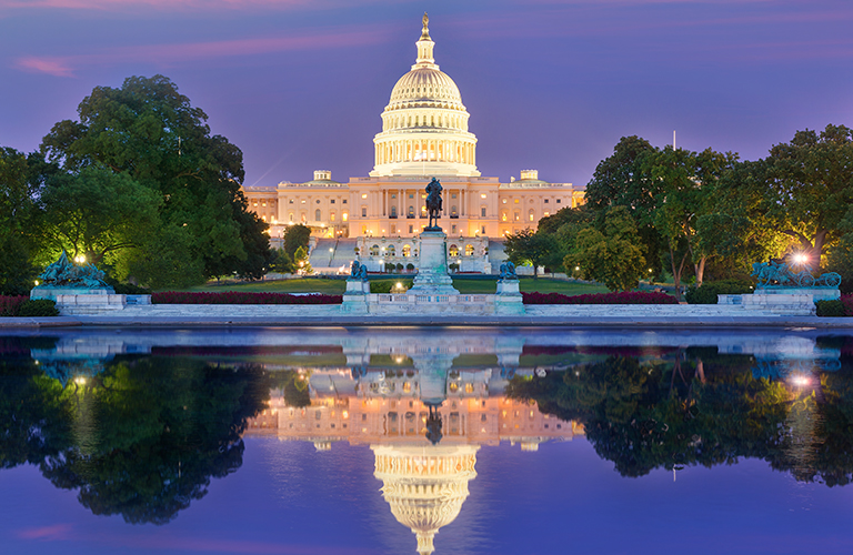 Capitol Building with Reflection