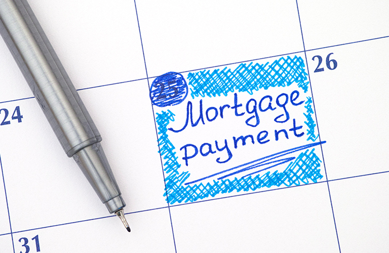 Mortgage Payment on Calendar: Collecting Arrears