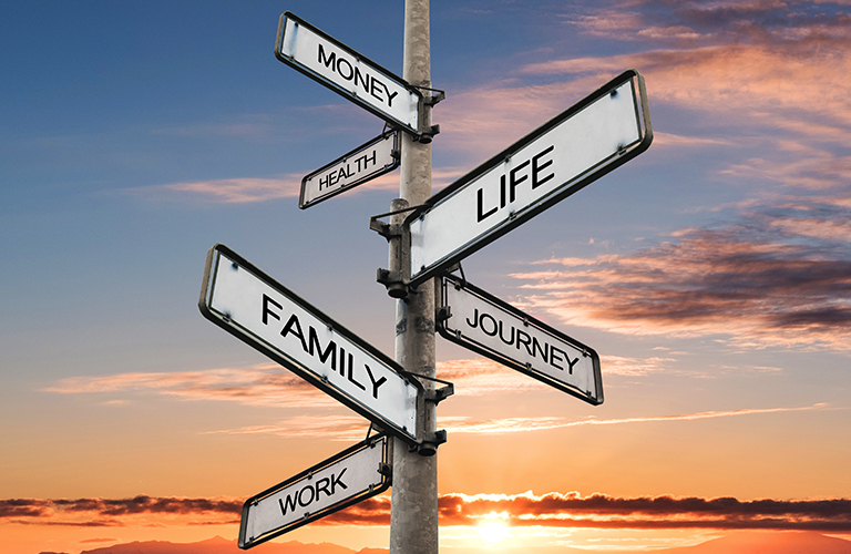 Life Directional Signs