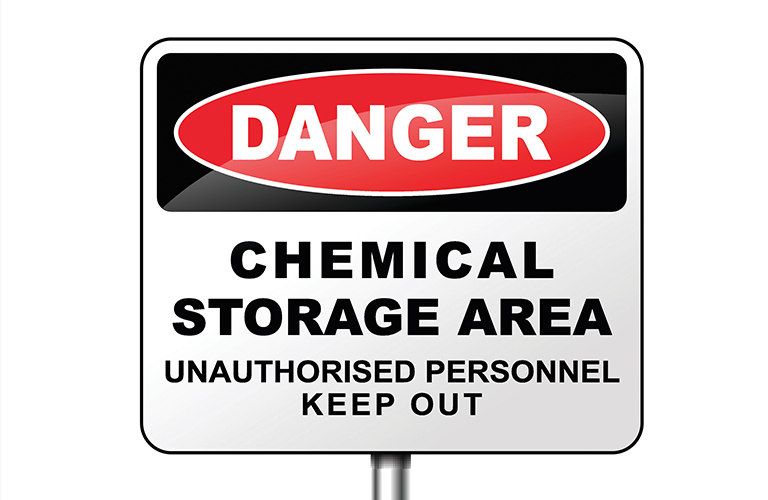 Chemical Storage Sign