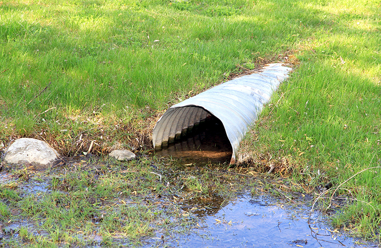 Groundwater in pipe