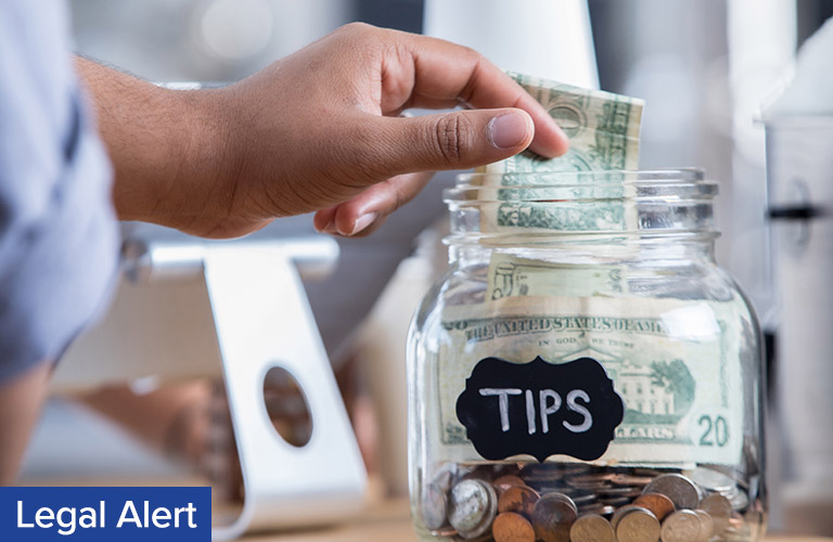 Tip Credit Rule: Tip Jar