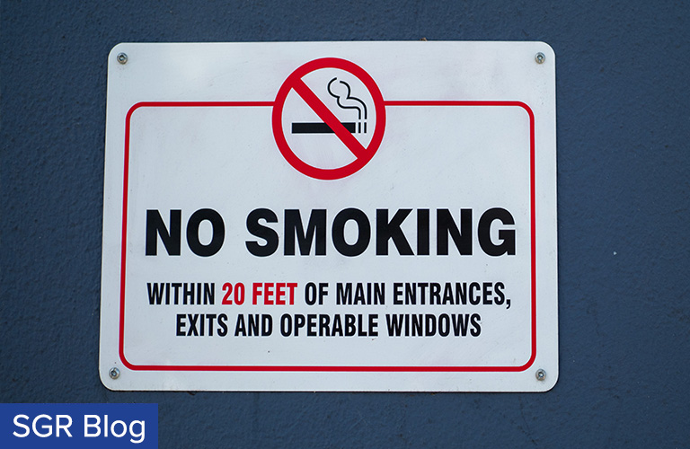 Smoking violated condominium by-laws