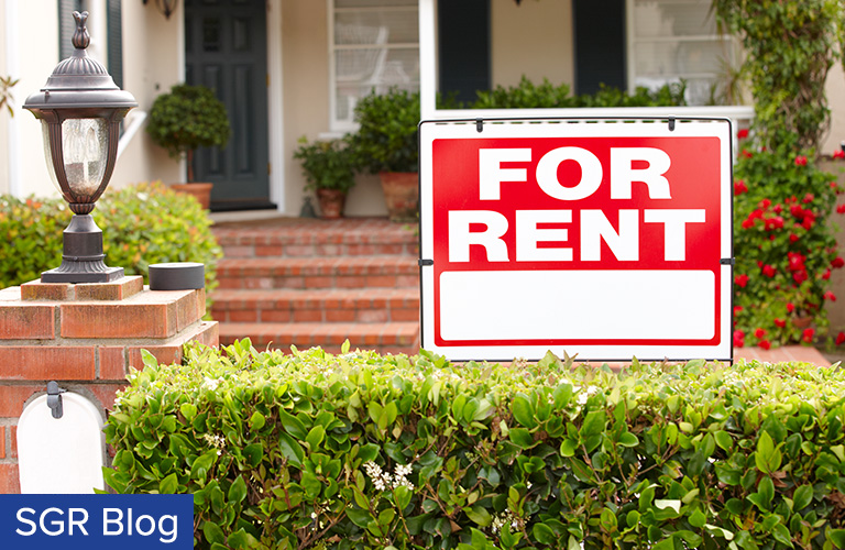 Rental Real Estate - Sign in Yard