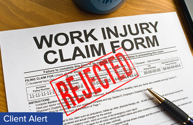 OSHA Work Injury Claim Form