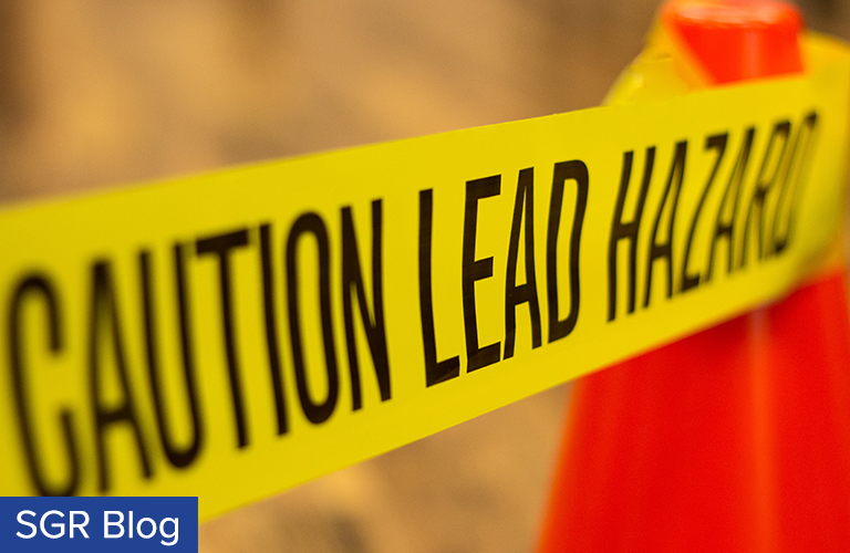 Caution Tape: Lead Hazard